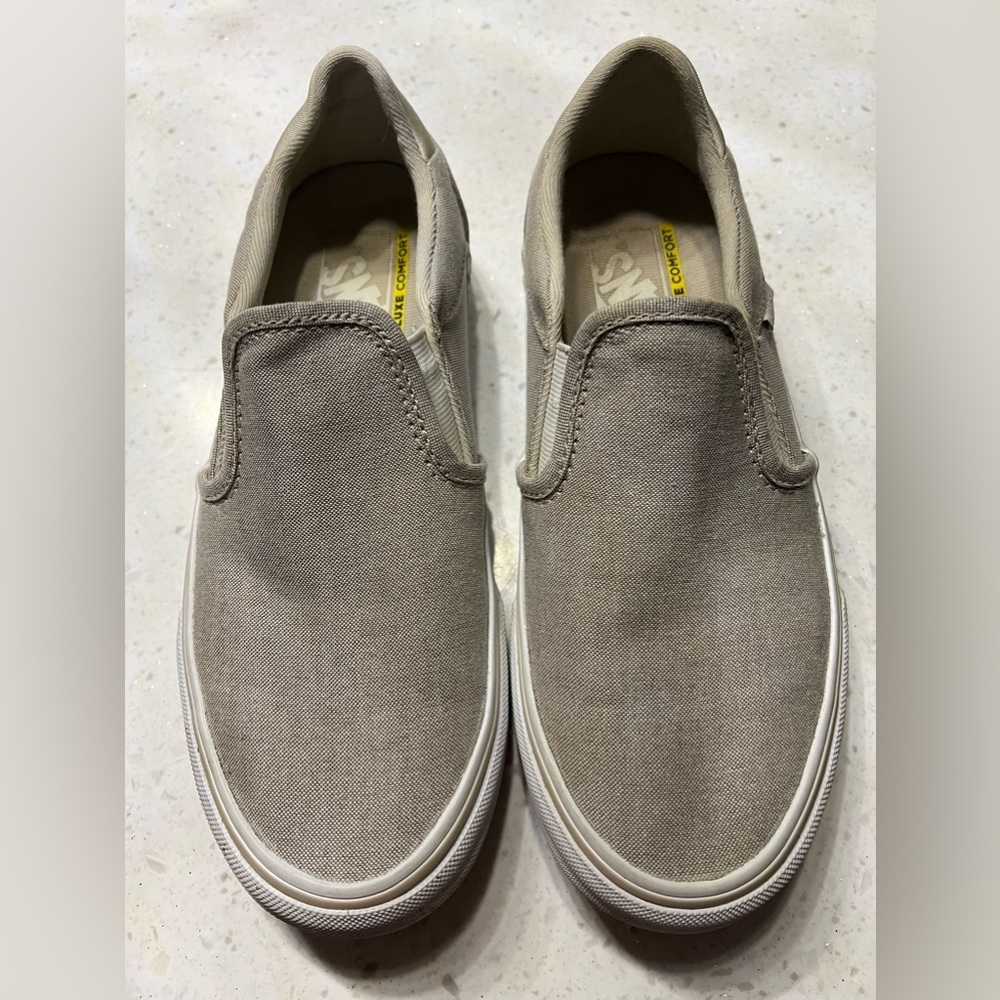 Vans Classic Slip-Ons Taupe Size 7